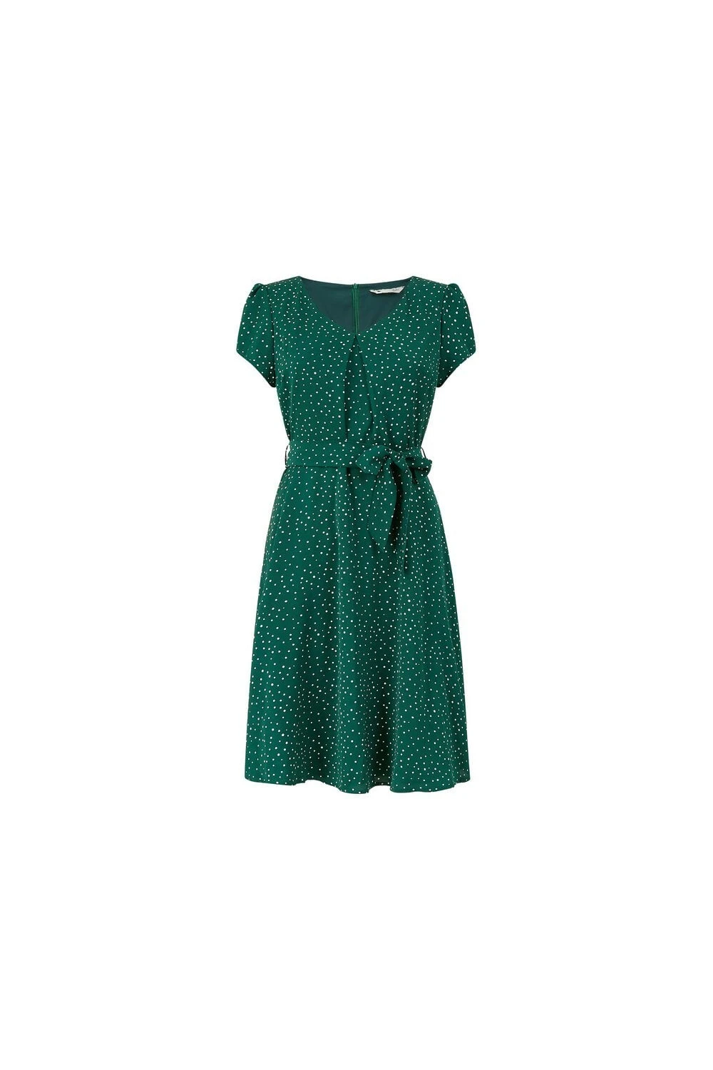 Yumi Green Spot Skater Dress 4 Yumi Green Spot Skater Dress - Image 4
