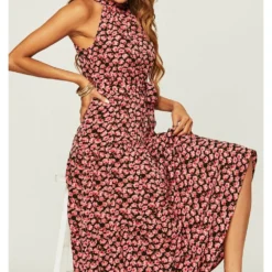 Halter Neck Maxi Layer Dress -Cheap My Dreamy Dress Store halter neck maxi layer dress p14255 122344 image