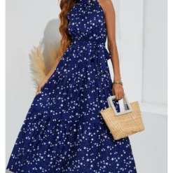 Halter Neck Maxi Layer Dress -Cheap My Dreamy Dress Store halter neck maxi layer dress p14255 122347 image