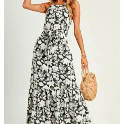 Halterneck Tiered Maxi Dress -Cheap My Dreamy Dress Store halterneck tiered maxi dress p14243 122293 image