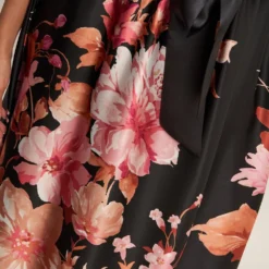Jaimarie Floral Satin And Jersey Dress -Cheap My Dreamy Dress Store jaimarie floral satin and jersey dress p22779 160103 image
