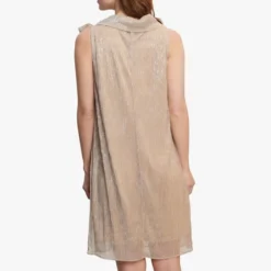 Kesley Metalic Shift Dress With Neck Tie -Cheap My Dreamy Dress Store kesley metalic shift dress with neck tie p19757 147591 image