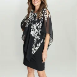 Kiya Asymmetric Dress With Printed Foil Detail -Cheap My Dreamy Dress Store kiya asymmetric dress with printed foil detail p19758 147599 image