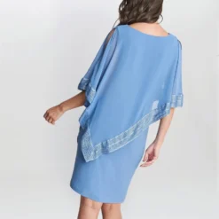 Lucy Metallic Trim Asymmetric Dress -Cheap My Dreamy Dress Store lucy metallic trim asymmetric dress p19768 147653 image