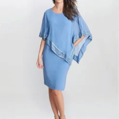 Lucy Metallic Trim Asymmetric Dress -Cheap My Dreamy Dress Store lucy metallic trim asymmetric dress p19768 147654 image