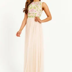 Luvforever Handmade Embellished Detail Cream Maxi Dress -Cheap My Dreamy Dress Store luvforever handmade embellished detail cream maxi dress p14075 121413 image