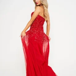 LuvForever Handmade Off-Shoulder Sequin Embellished Maxi Dress -Cheap My Dreamy Dress Store luvforever handmade off shoulder sequin embellished maxi dress p14074 121402 image