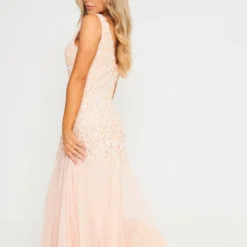 LuvForever Handmade Sequin Embellished V-Neck Maxi Dress -Cheap My Dreamy Dress Store luvforever handmade sequin embellished v neck maxi dress p14076 121417 image