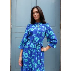 Cheap My Dreamy Dress Store -Cheap My Dreamy Dress Store lyla blue floral midi dress p15500 128187 image