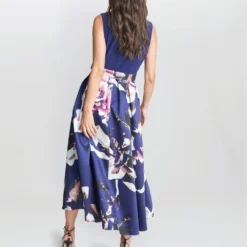 Megan Sleeveless Floral High Low Dress -Cheap My Dreamy Dress Store megan sleeveless floral high low dress p19769 147658 image
