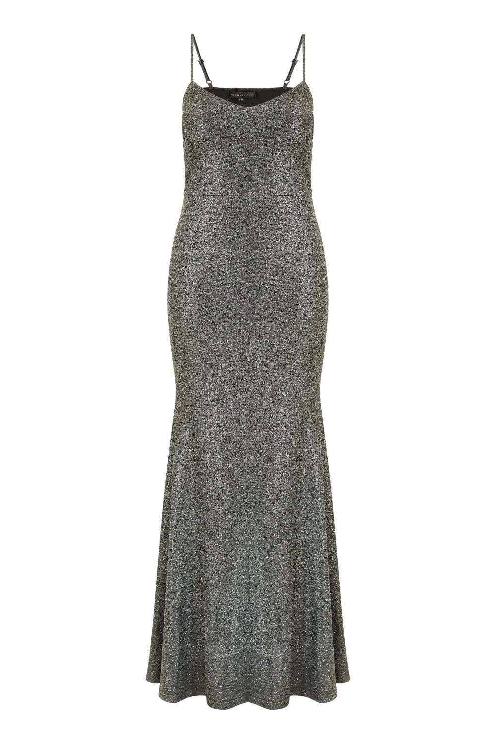 Mela Black Fitted Strappy Maxi Dress 5 Mela Black Fitted Strappy Maxi Dress - Image 5