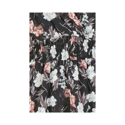 Mela Black Floral Print Wrap Dress 10 Mela Black Floral Print Wrap Dress -Cheap My Dreamy Dress Store mela black floral print wrap dress p104 394 image