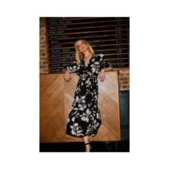 Mela Black Floral Wrap Midi Dress 7 Mela Black Floral Wrap Midi Dress -Cheap My Dreamy Dress Store mela black floral wrap midi dress p9512 104818 image
