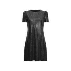 Mela Black Plus Size Metallic Puff Sleeve Dress 8 Mela Black Plus Size Metallic Puff Sleeve Dress -Cheap My Dreamy Dress Store mela black plus size metallic puff sleeve dress p5439 51783 image