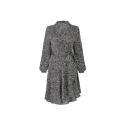 Mela Black Polka Dot Wrap Dress -Cheap My Dreamy Dress Store mela black polka dot wrap dress p6209 59093 image