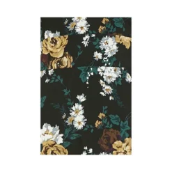 Mela Black Rose Skater Dress With Frill Hem -Cheap My Dreamy Dress Store mela black rose skater dress with frill hem p9513 104824 image