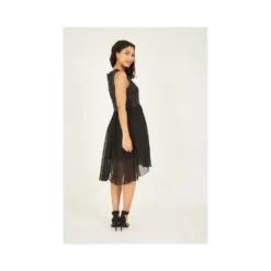 Mela Black Sequin Asymmetric Dress -Cheap My Dreamy Dress Store mela black sequin asymmetric dress p6476 61087 image