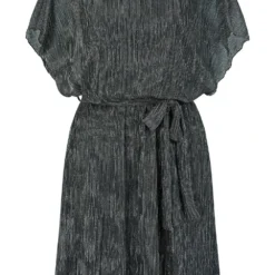 Mela Black Sparkle Kimono Sleeve Skater Dress -Cheap My Dreamy Dress Store mela black sparkle kimono sleeve skater dress p16130 130585 image