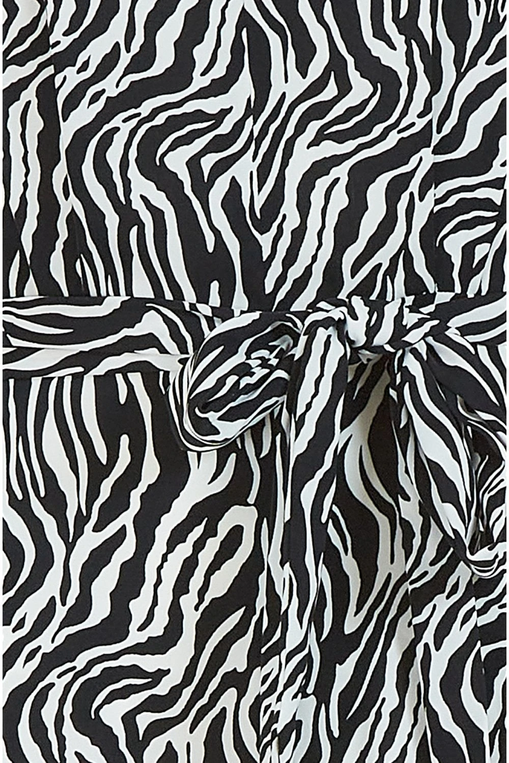 Mela Black Zebra Print Midi Dress 7 Mela Black Zebra Print Midi Dress - Image 7