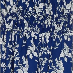 Mela Blue Plus Size Ditsy Floral Bardot Maxi Dress -Cheap My Dreamy Dress Store mela blue plus size ditsy floral bardot maxi dress p8131 116058 image