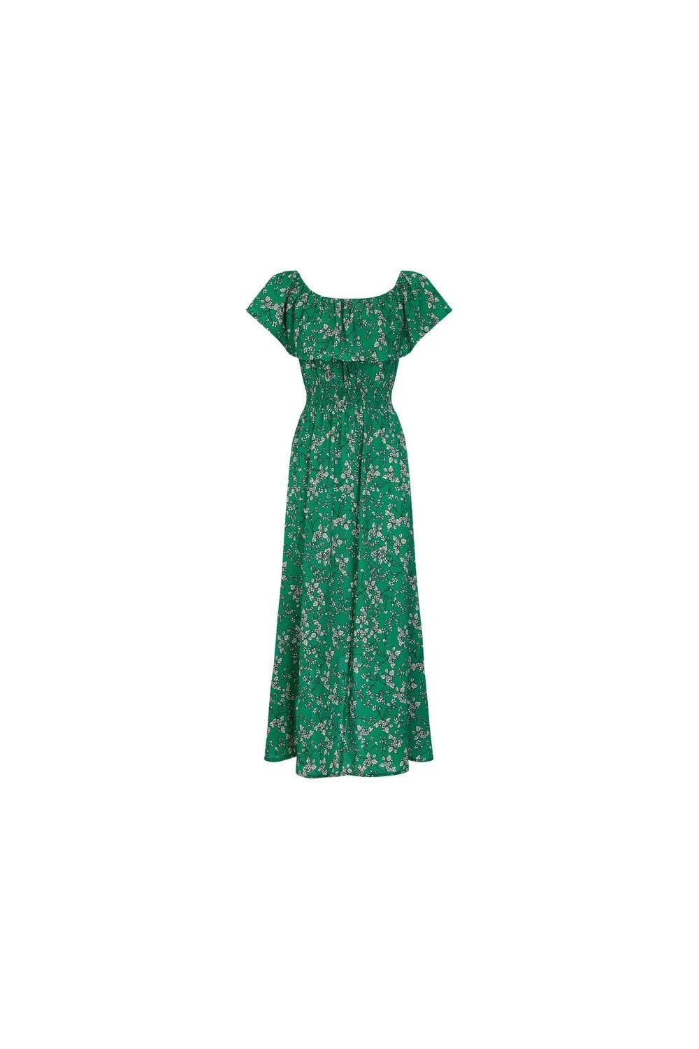 Mela Green Bardot Asymmetric Maxi Dress 5 Mela Green Bardot Asymmetric Maxi Dress - Image 5