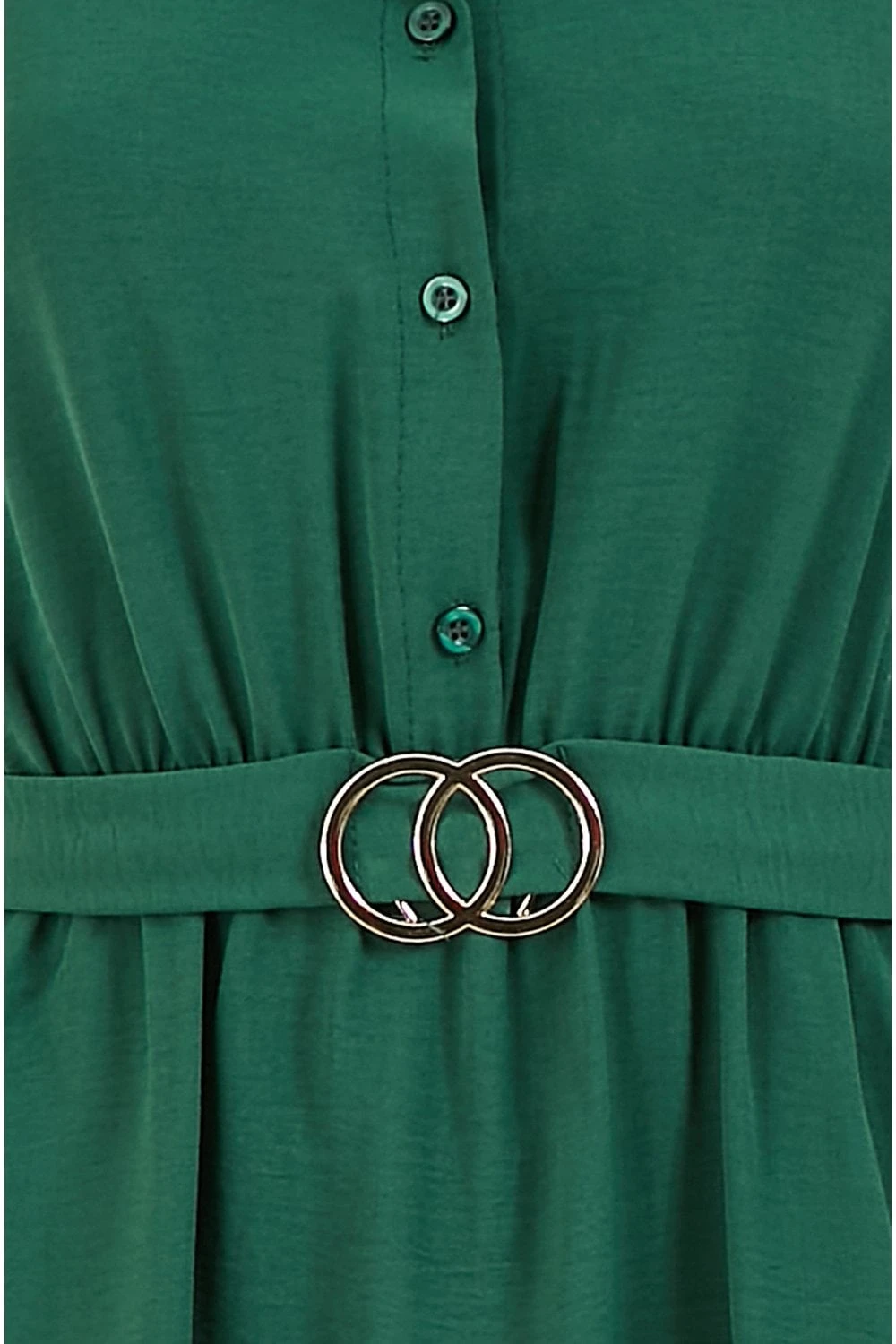 Mela Green Belted Shirt Dress 6 Mela Green Belted Shirt Dress - Image 6