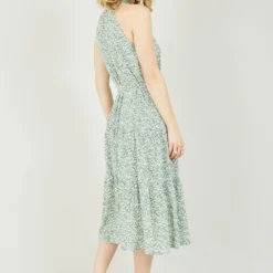 Mela Green Ditsy Floral Halter Neck Midi Dress -Cheap My Dreamy Dress Store mela green ditsy floral halter neck midi dress p12213 112540 image