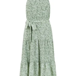 Mela Green Ditsy Floral Halter Neck Midi Dress -Cheap My Dreamy Dress Store mela green ditsy floral halter neck midi dress p12213 112542 image