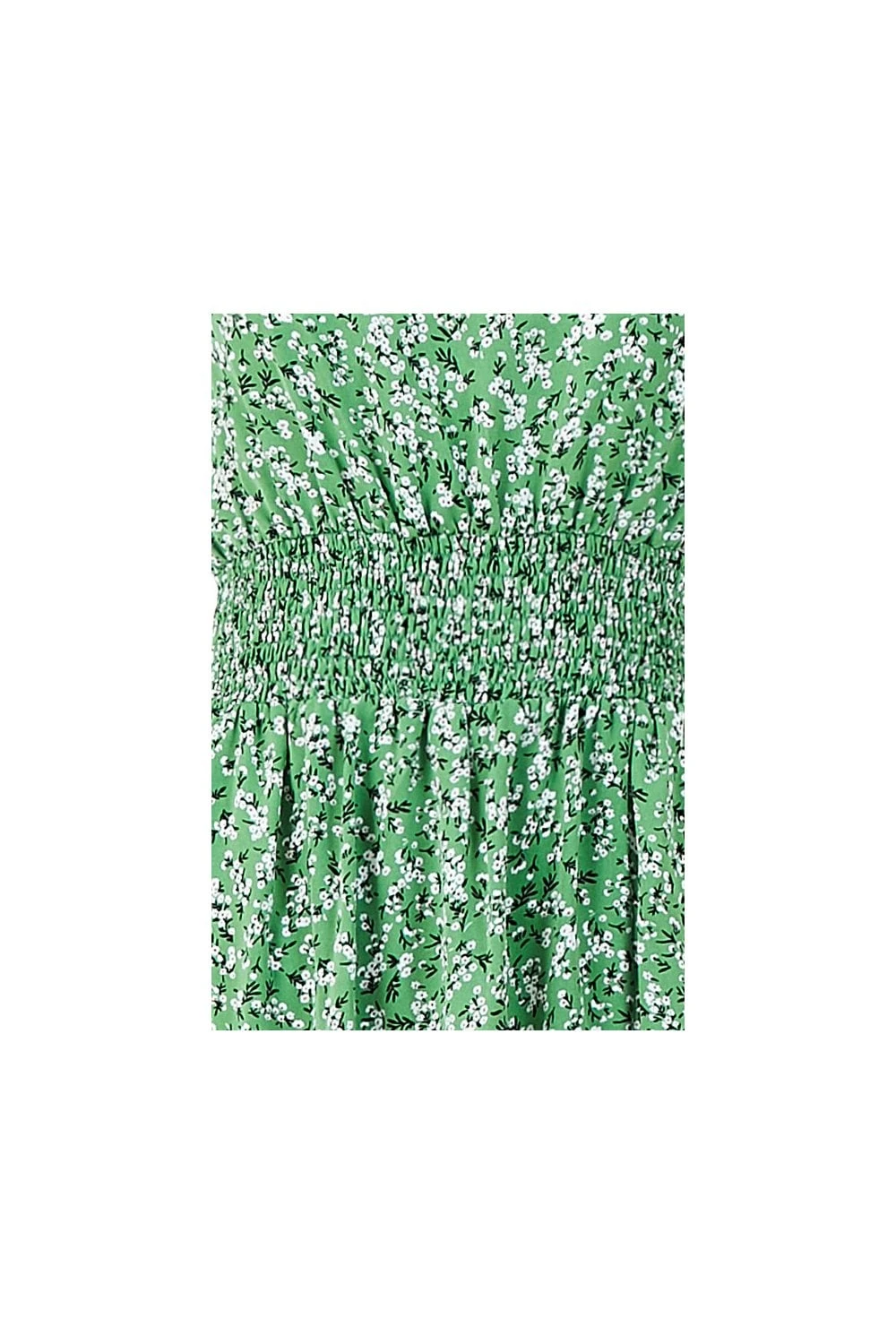 Mela Green Ditsy Print Midi Dress 2 Mela Green Ditsy Print Midi Dress - Image 2