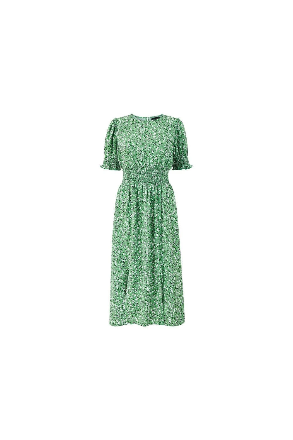 Mela Green Ditsy Print Midi Dress 5 Mela Green Ditsy Print Midi Dress - Image 5