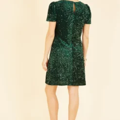 Mela Green Sequin Tunic Dress -Cheap My Dreamy Dress Store mela green sequin tunic dress p16274 132059 image