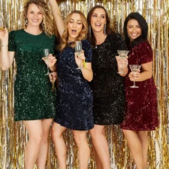 Mela Green Sequin Tunic Dress -Cheap My Dreamy Dress Store mela green sequin tunic dress p16274 143886 image