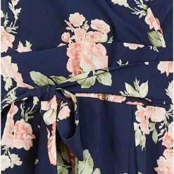 Mela Navy Rose Printed Wrap Over Sleeveless Skater Dress 11 Mela Navy Rose Printed Wrap Over Sleeveless Skater Dress -Cheap My Dreamy Dress Store mela navy rose printed wrap over sleeveless skater dress p12206 112579 image