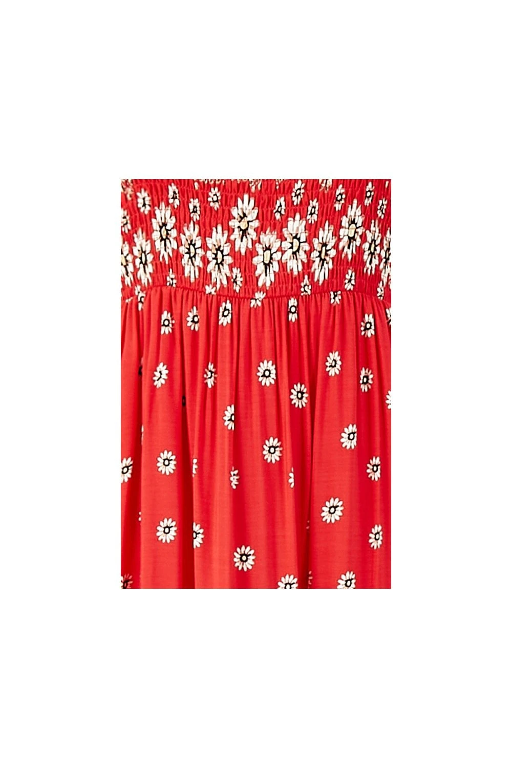 Mela Red Daisy Maxi Dress 5 Mela Red Daisy Maxi Dress - Image 5
