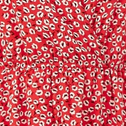 Mela Red Ditsy Floral Wrap Over Dress -Cheap My Dreamy Dress Store mela red ditsy floral wrap over dress p8849 156353 image
