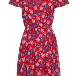 Mela Red Floral Skater Dress -Cheap My Dreamy Dress Store mela red floral skater dress p5930 113197 image
