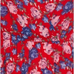 Mela Red Floral Skater Dress -Cheap My Dreamy Dress Store mela red floral skater dress p5930 113198 image