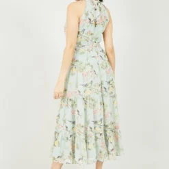 Yumi Mint Green Bird Floral Print Halter Dress 15 Yumi Mint Green Bird Floral Print Halter Dress -Cheap My Dreamy Dress Store mint green bird floral print halter dress p10521 110729 image