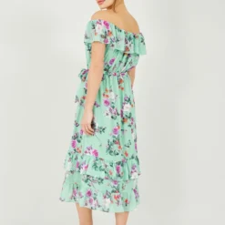 Yumi Mint Green Blossom Butterfly Bardot Dress -Cheap My Dreamy Dress Store mint green blossom butterfly bardot dress p10667 111009 image