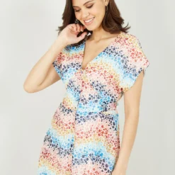 Yumi Multi Heart Wave Kimono Button Through Dress -Cheap My Dreamy Dress Store multi heart wave kimono button through dress p10520 111002 image