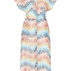 Yumi Multi Heart Wave Kimono Button Through Dress -Cheap My Dreamy Dress Store multi heart wave kimono button through dress p10520 111005 image