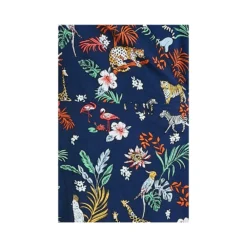 Yumi Navy Animal Safari Wrap Dress -Cheap My Dreamy Dress Store navy animal safari wrap dress p7219 92965 image