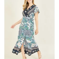 Yumi Peacock Print Dress -Cheap My Dreamy Dress Store peacock print dress p8685 93435 image