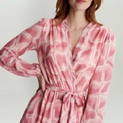 Queenie Print Georgette Dress With Longsleeves & Self Belt 6 Queenie Print Georgette Dress With Longsleeves & Self Belt -Cheap My Dreamy Dress Store queenie print georgette dress with longsleeves self belt p14379 123187 image