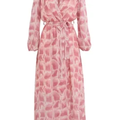 Queenie Print Georgette Dress With Longsleeves & Self Belt 9 Queenie Print Georgette Dress With Longsleeves & Self Belt -Cheap My Dreamy Dress Store queenie print georgette dress with longsleeves self belt p14379 123188 image