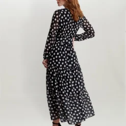 Rayla Dress With Self Belt & Tiered Skirt 9 Rayla Dress With Self Belt & Tiered Skirt -Cheap My Dreamy Dress Store rayla dress with self belt tiered skirt p16563 133462 image