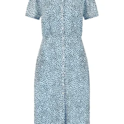 Yumi Recycled Blue Heart Spot Midi Shirt Dress -Cheap My Dreamy Dress Store recycled blue heart spot midi shirt dress p10405 110673 image