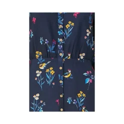Yumi Recycled Navy Bird Print Shirt Dress -Cheap My Dreamy Dress Store recycled navy bird print shirt dress p9268 104195 image