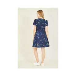 Yumi Recycled Navy Bird Print Skater Dress 7 Yumi Recycled Navy Bird Print Skater Dress -Cheap My Dreamy Dress Store recycled navy bird print skater dress p9157 103901 image