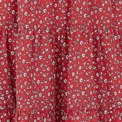 Red Ditsy Printed Tiered Layer Dress -Cheap My Dreamy Dress Store red ditsy printed tiered layer dress p10560 156333 image
